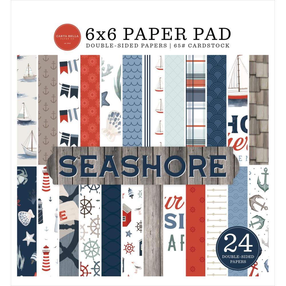 Carta Bella Seashore 6 x 6 Paper Pad cbsh444023