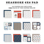 Carta Bella Seashore 6 x 6 Paper Pad cbsh444023 Detailed Image