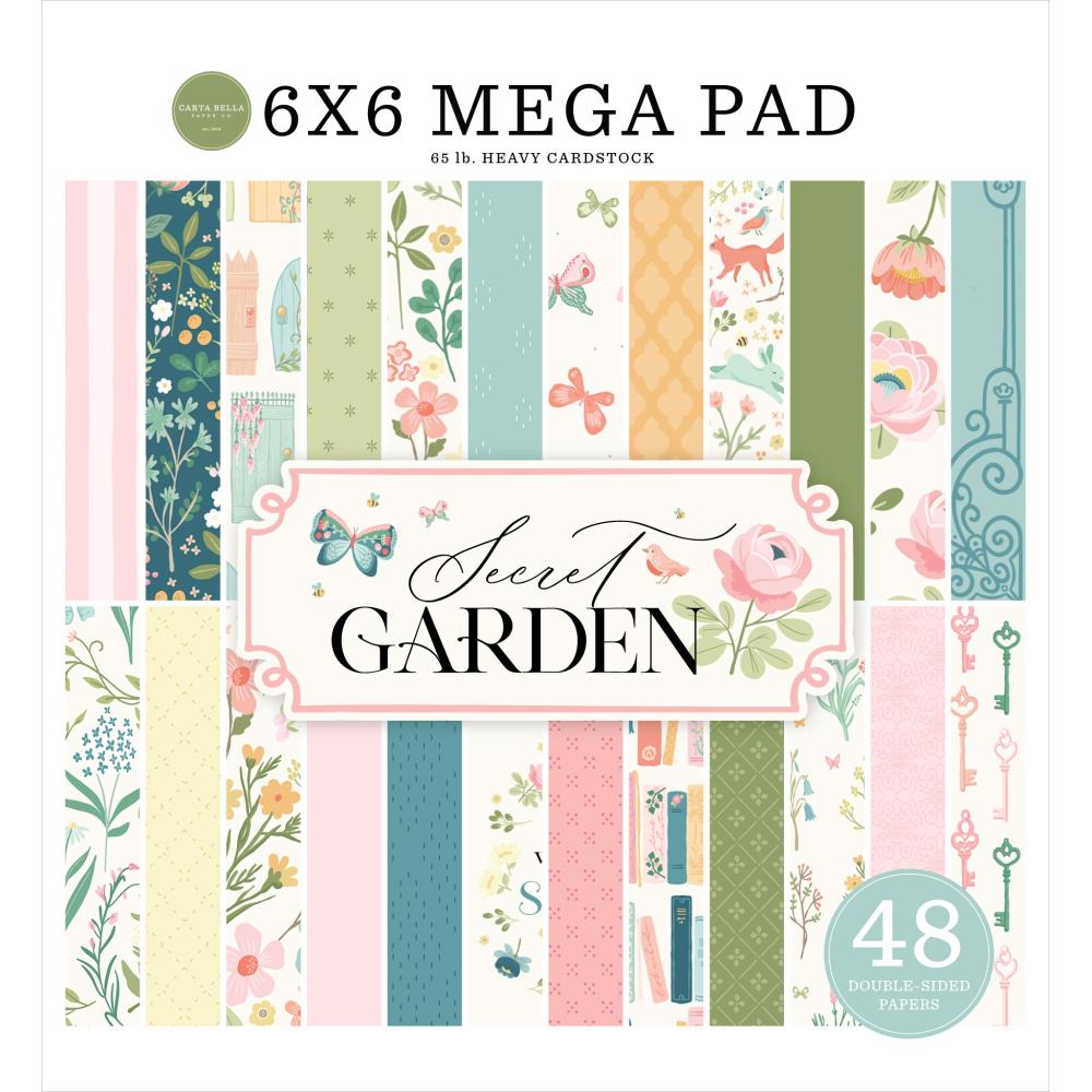 Carta Bella Secret Garden 6 x 6 Mega Paper Pad cbgd421031