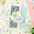 Carta Bella Secret Garden 6 x 6 Mega Paper Pad cbgd421031 A Perfectly Delightful Day Card