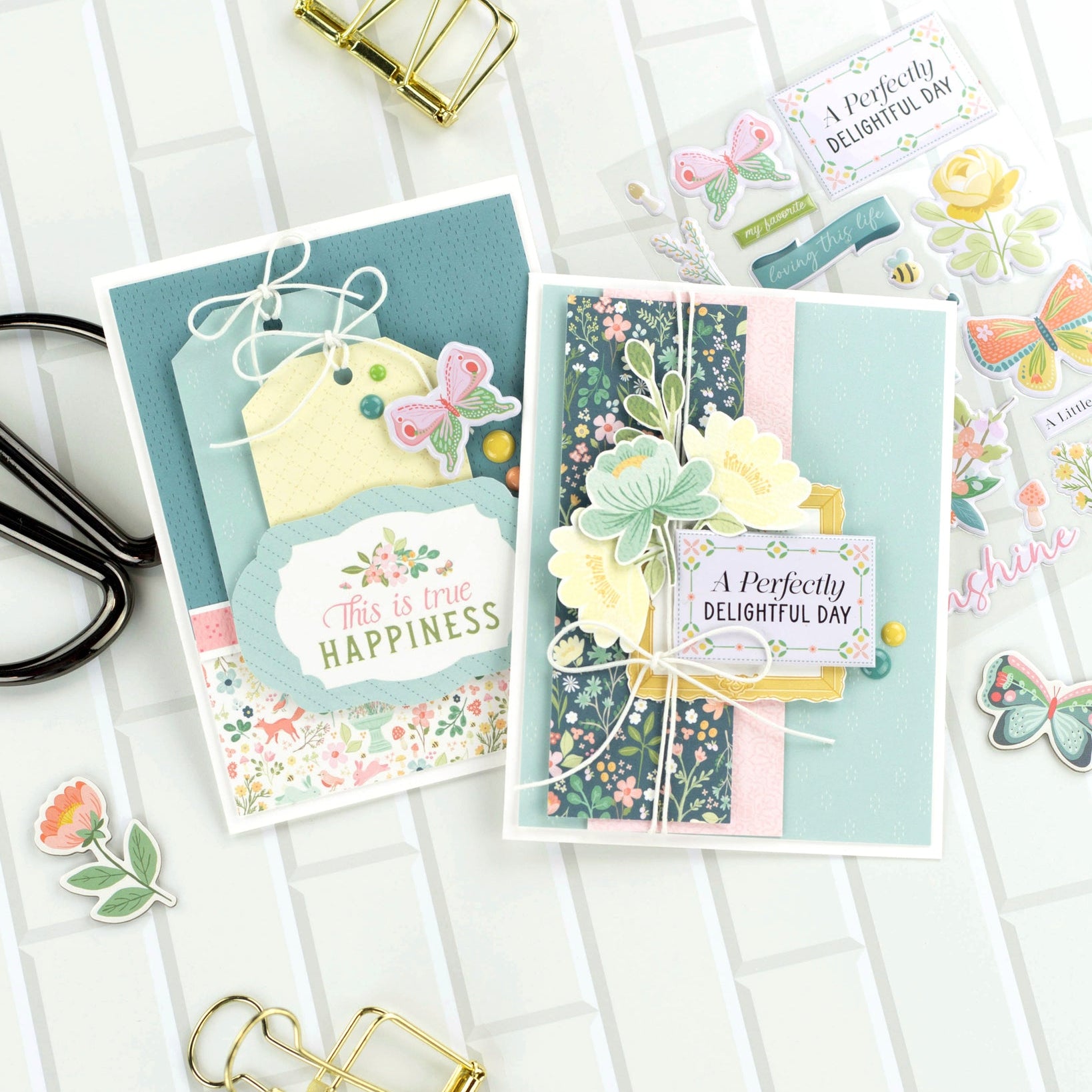 Carta Bella Secret Garden 6 x 6 Paper Pad cbgd421023 Spring Happiness Cards