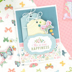 Carta Bella Secret Garden 6 x 6 Paper Pad cbgd421023 This Is True Happiness Card