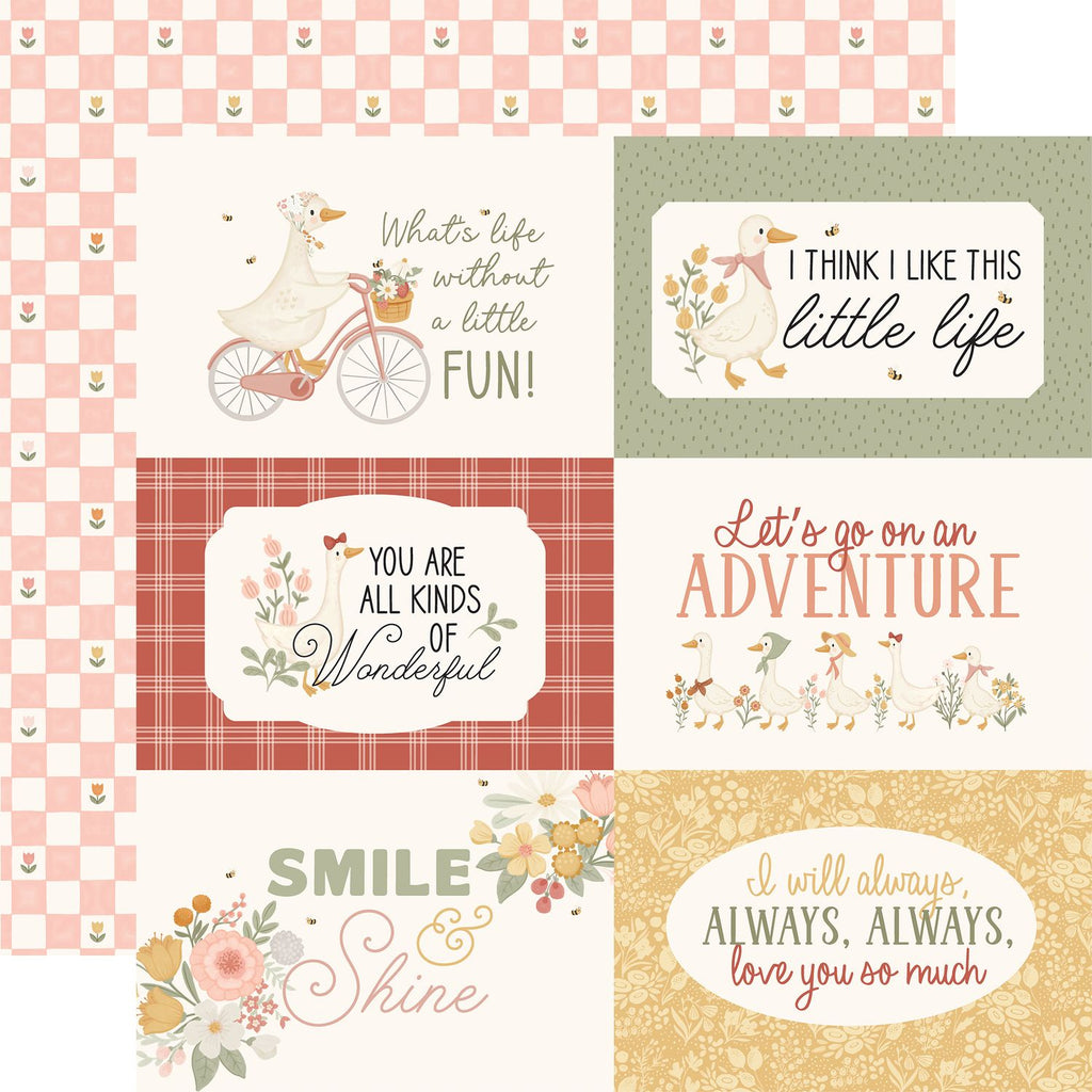 Carta Bella Silly Goose 12 x 12 Collection Kit cbgoo488016 Smile And Shine Sentiments