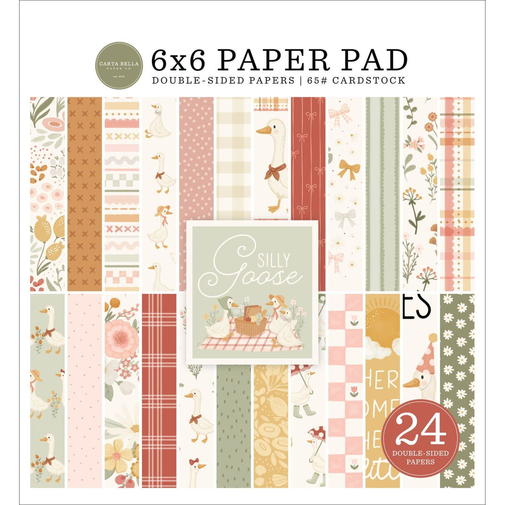 Carta Bella Silly Goose 6 x 6 Paper Pad cbgoo488023