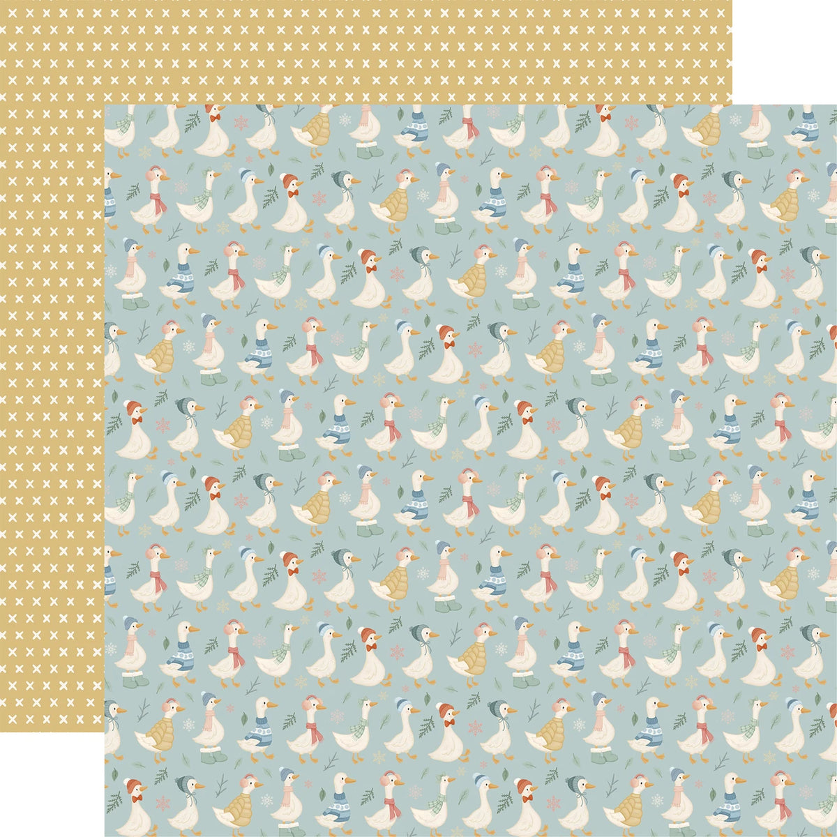 Carta Bella Silly Goose Winter 12 x 12 Collection Kit cbsgw540016 Snow Adventure