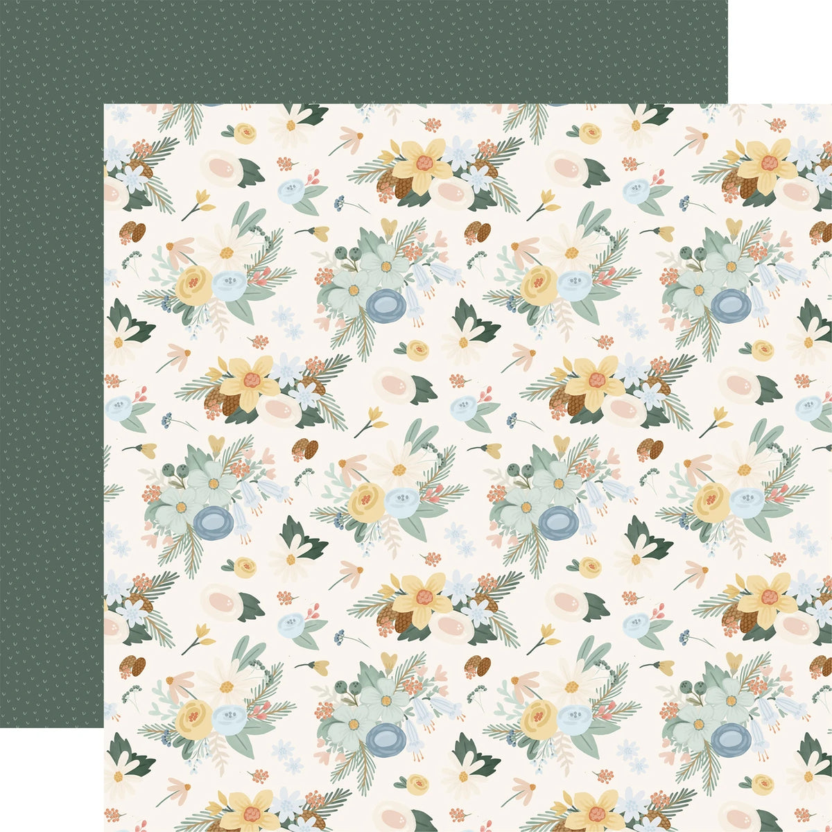 Carta Bella Silly Goose Winter 12 x 12 Collection Kit cbsgw540016 Snow Blossoms
