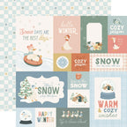 Carta Bella Silly Goose Winter 12 x 12 Collection Kit cbsgw540016 Snow Days Sentiments