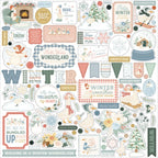 Carta Bella Silly Goose Winter 12 x 12 Collection Kit cbsgw540016 Stickers