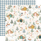 Carta Bella Silly Goose Winter 12 x 12 Mega Bundle cbsgw540050 Village Scene