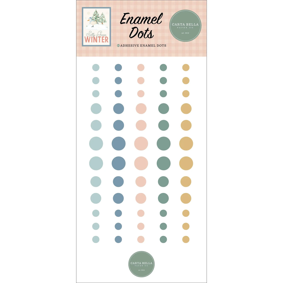 Carta Bella Silly Goose Winter Enamel Dots cbsgw540028