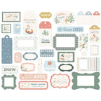 Carta Bella Silly Goose Winter Frames And Tags cbsgw540025 Snow Day Sentiments