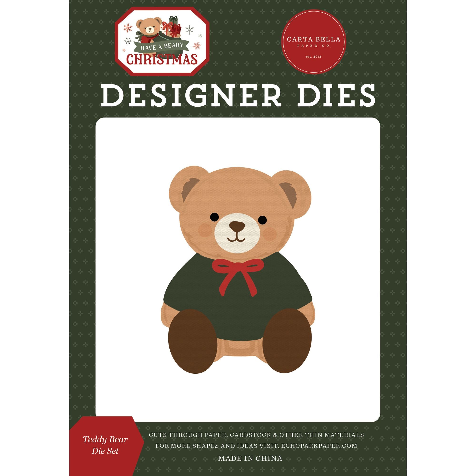 Carta Bella Teddy Bear Dies cbbc518041