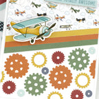 Carta Bella That's My Boy 6 x 6 Mega Paper Pad cbb419031 Airplane Card