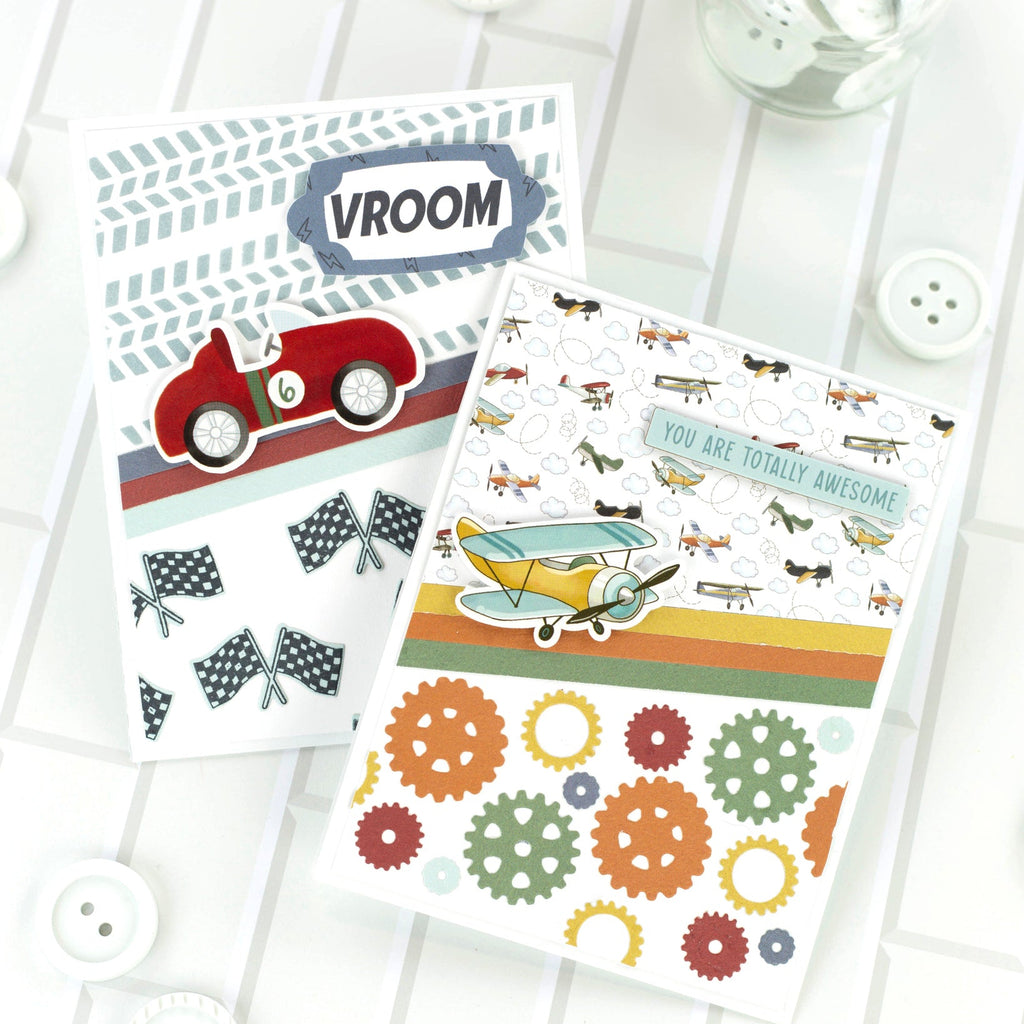Carta Bella That's My Boy 6 x 6 Mega Paper Pad cbb419031 Car Airplane Cards