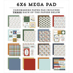 Carta Bella That's My Boy 6 x 6 Mega Paper Pad cbb419031 Detailed View
