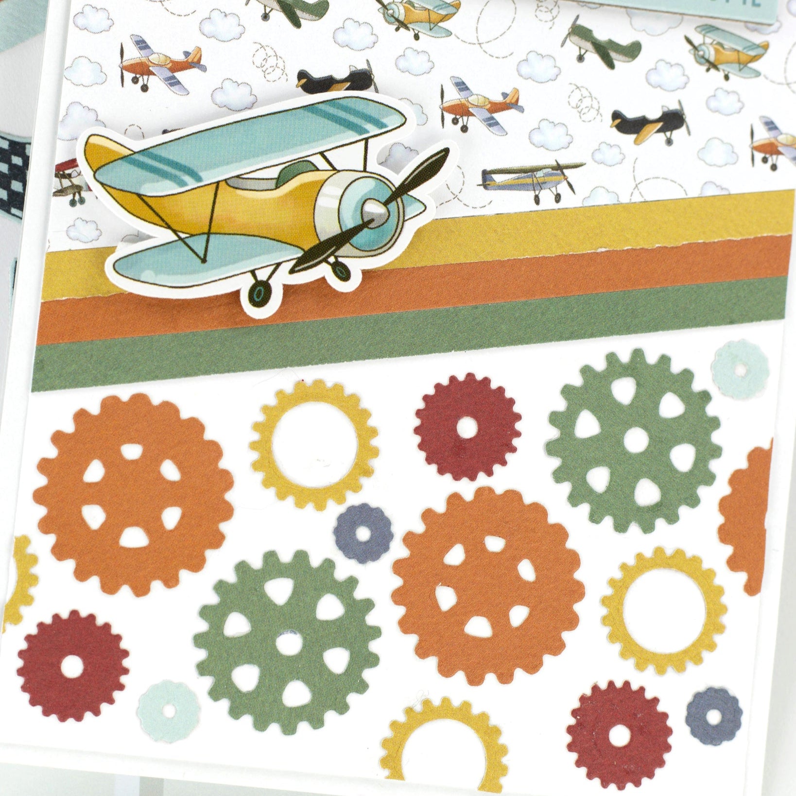 Carta Bella That's My Boy 6 x 6 Paper Pad cbb419023 Airplane Card