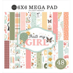 Carta Bella That's My Girl 6 x 6 Mega Paper Pad cbg418031