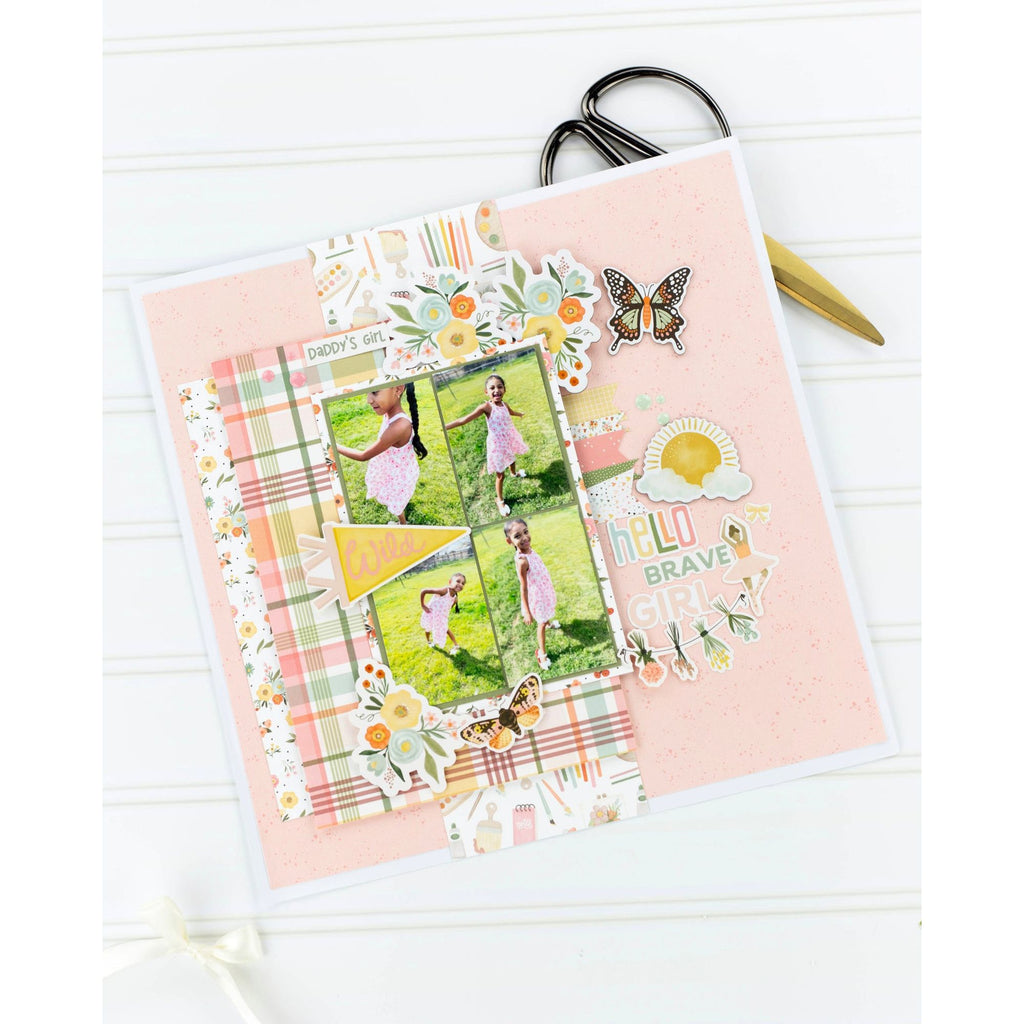 Carta Bella That's My Girl 6 x 6 Paper Pad cbg418023 Summer Time Layout