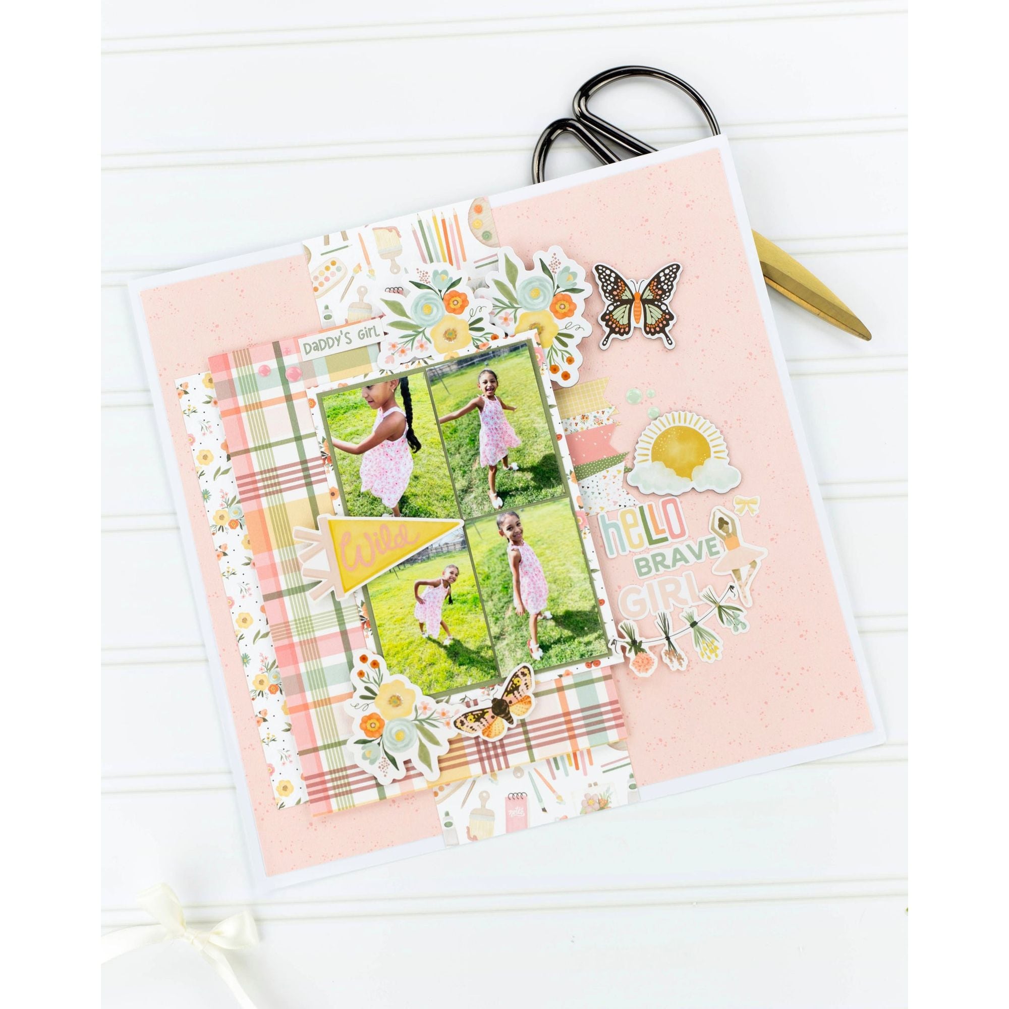 Carta Bella That's My Girl 6 x 6 Paper Pad cbg418023 Summer Time Layout