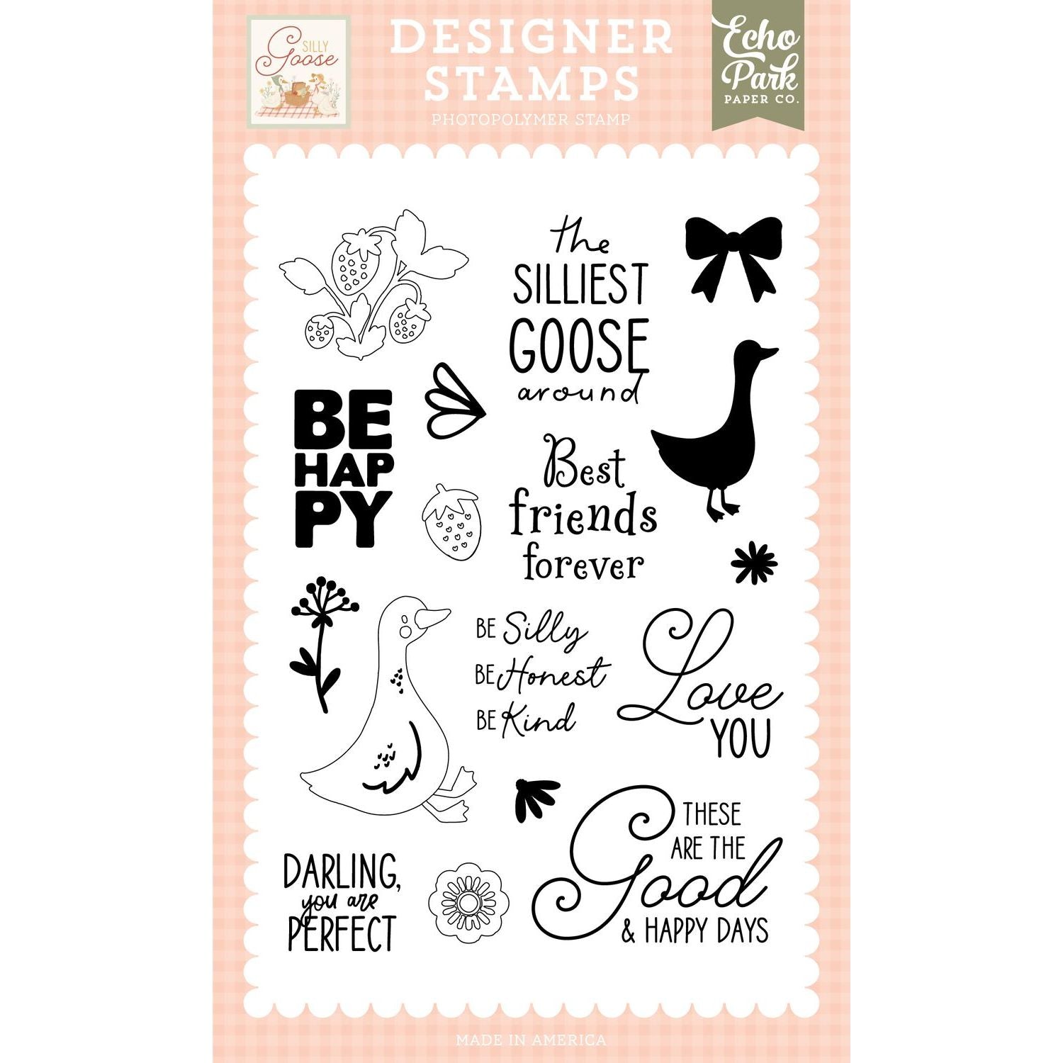 Carta Bella The Silliest Goose Clear Stamps cbgoo488045
