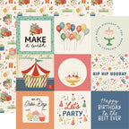Carta Bella They Say It's Your Birthday 12 x 12 Collection Kit cbys481016 4x4 Journaling Cards