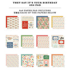 Carta Bella They Say It's Your Birthday 6 x 6 Paper Pad cbys481023 Product Image