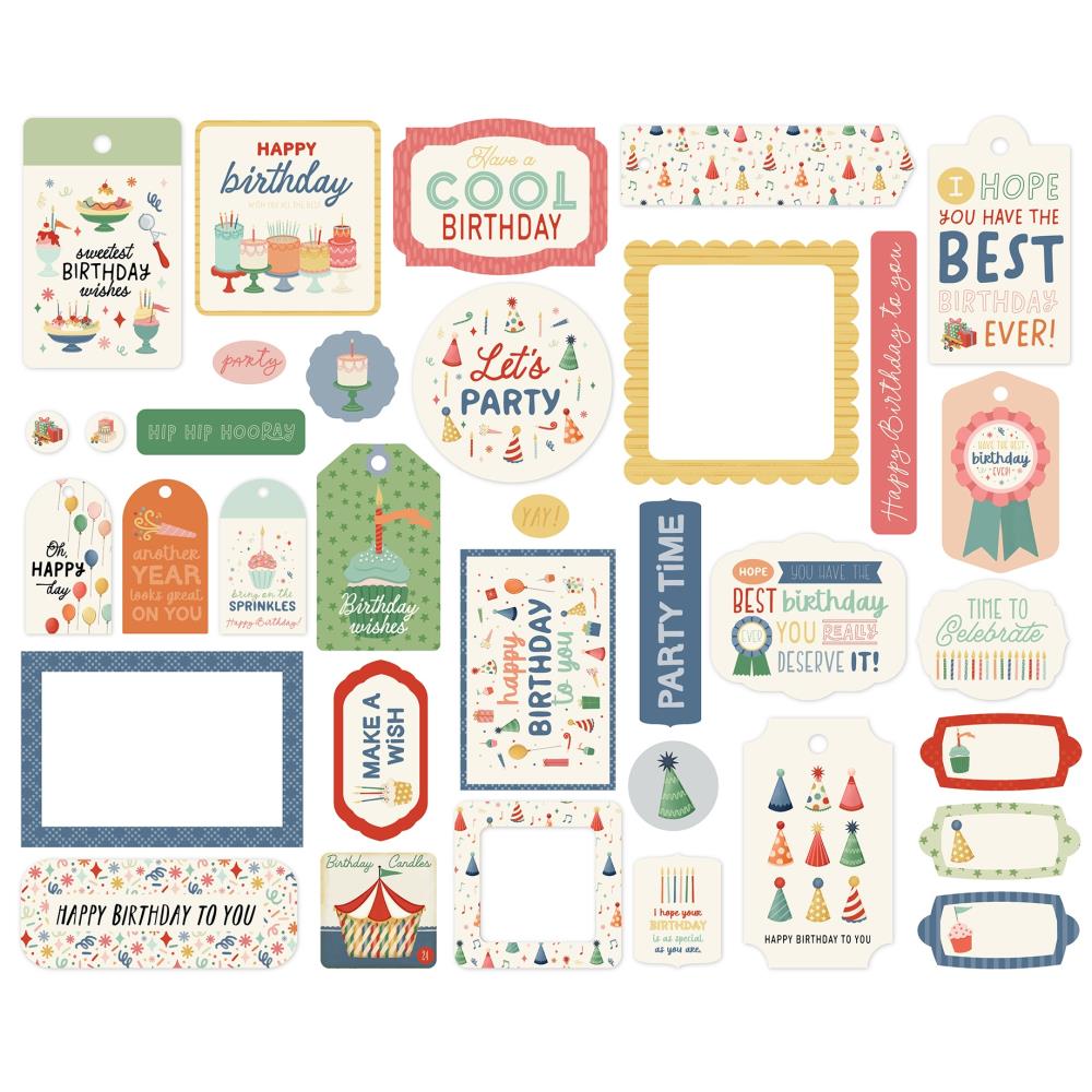 Carta Bella They Say It's Your Birthday Frames And Tags cbys481025 Party Sentiments