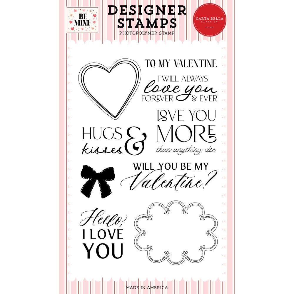 Carta Bella To My Valentine Clear Stamps cbbm477044