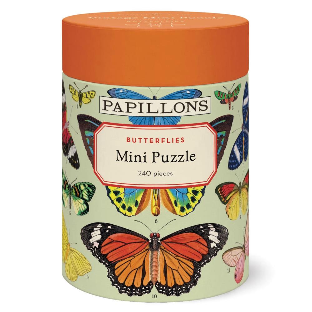 Cavallini Papers & Co. Butterflies 240 Piece Mini Puzzle
