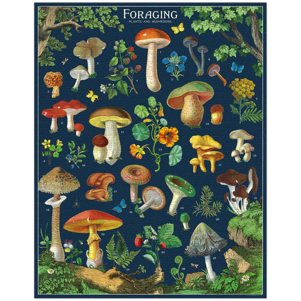 Cavallini Papers & Co. Foraging 1,000 Piece Vintage Puzzle product