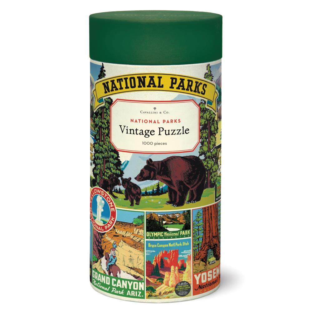 Cavallini Papers & Co. National Parks 1,000 Piece Vintage Puzzle