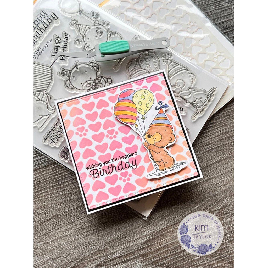 Simon Says Clear Stamps Celebrating You 2052ssc Celebrate Birthday Card