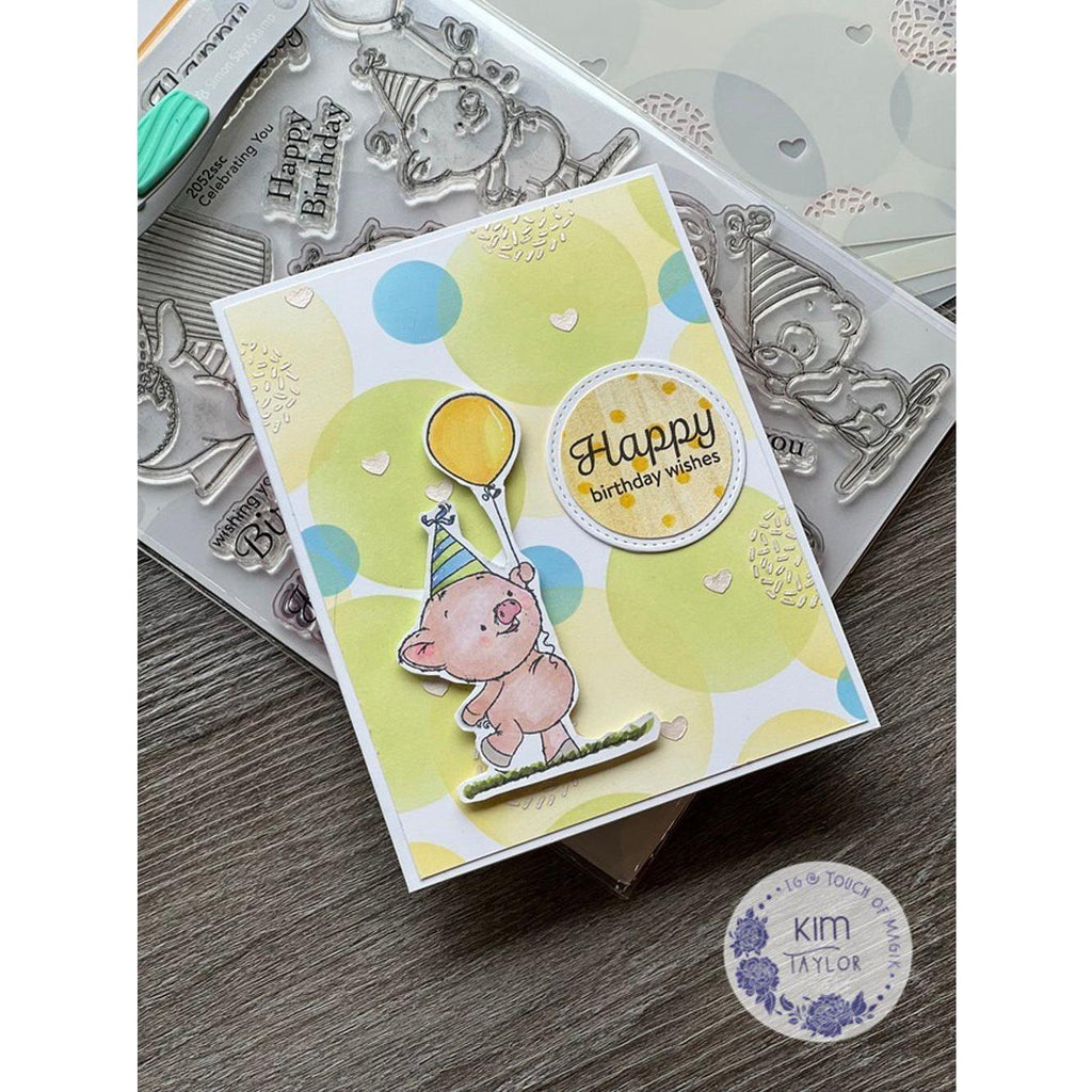 Simon Says Clear Stamps Celebrating You 2052ssc Celebrate Birthday Card