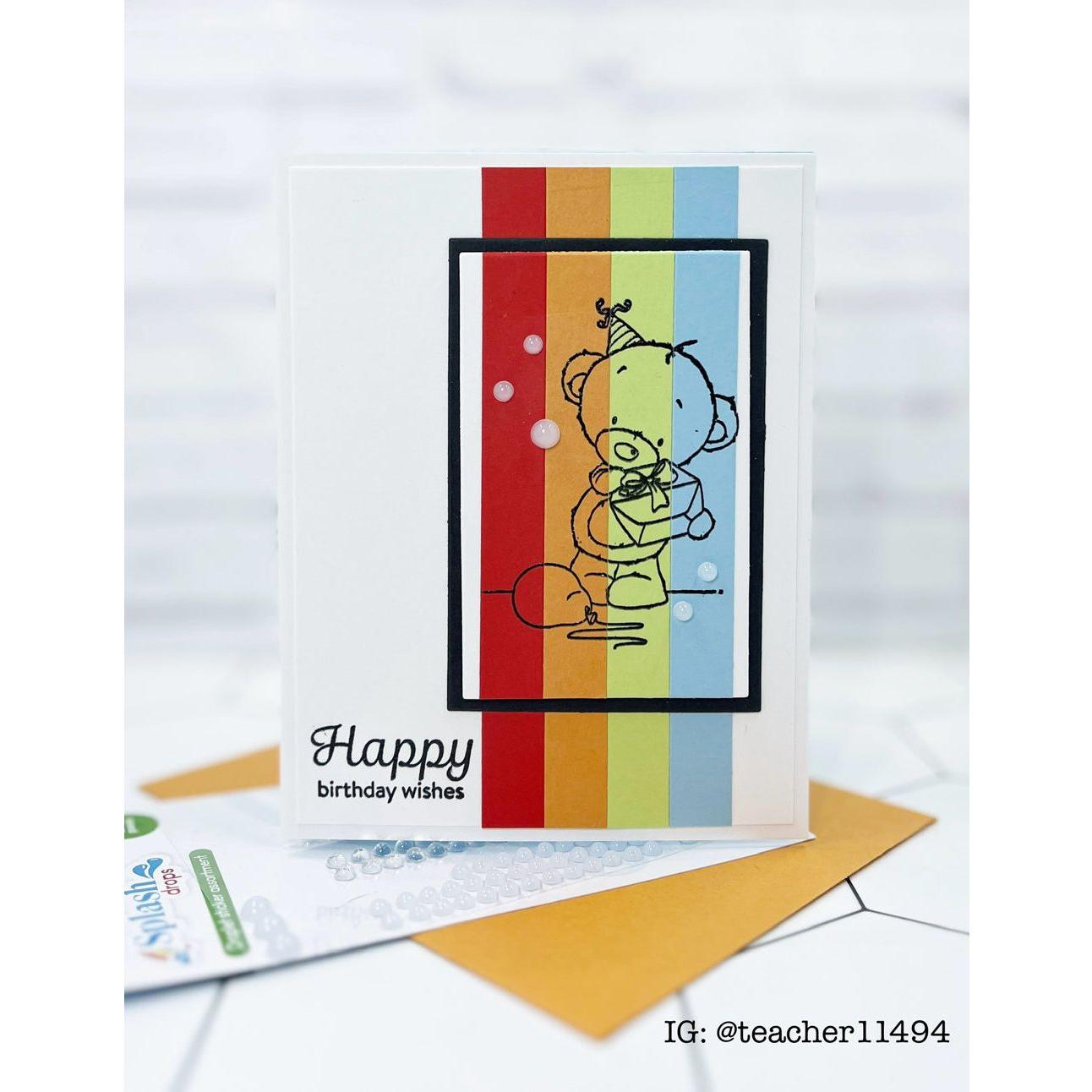 Simon Says Clear Stamps Celebrating You 2052ssc Celebrate Birthday Card