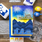 Simon Says Clear Stamps Celebration Fireworks sss302698c Out Of This World