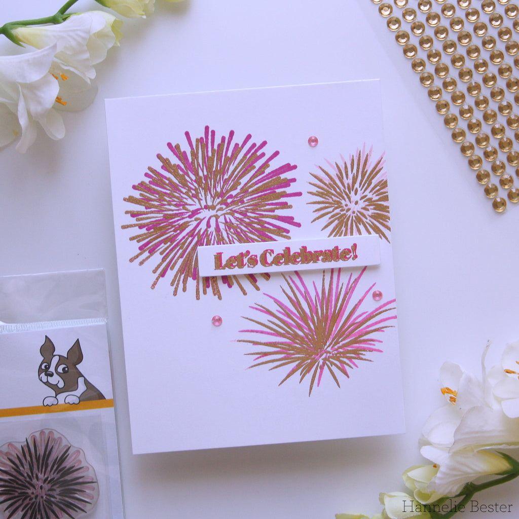 Simon Says Clear Stamps Celebration Fireworks sss302698c Out Of This World Celebrate Card | color-code:ALT03