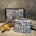 Tim Holtz Fabric By The Yard Charcoal Tickets pwth312 Eclectic Elements Palette | color-code:ALT01