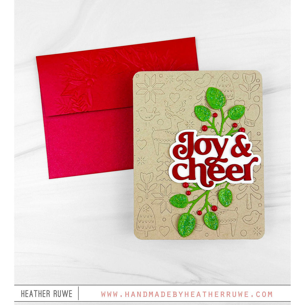 Simon Says Stamp Charming Berry Branch Wafer Die s995 Sugar and Spice Christmas Card | color-code:ALT06