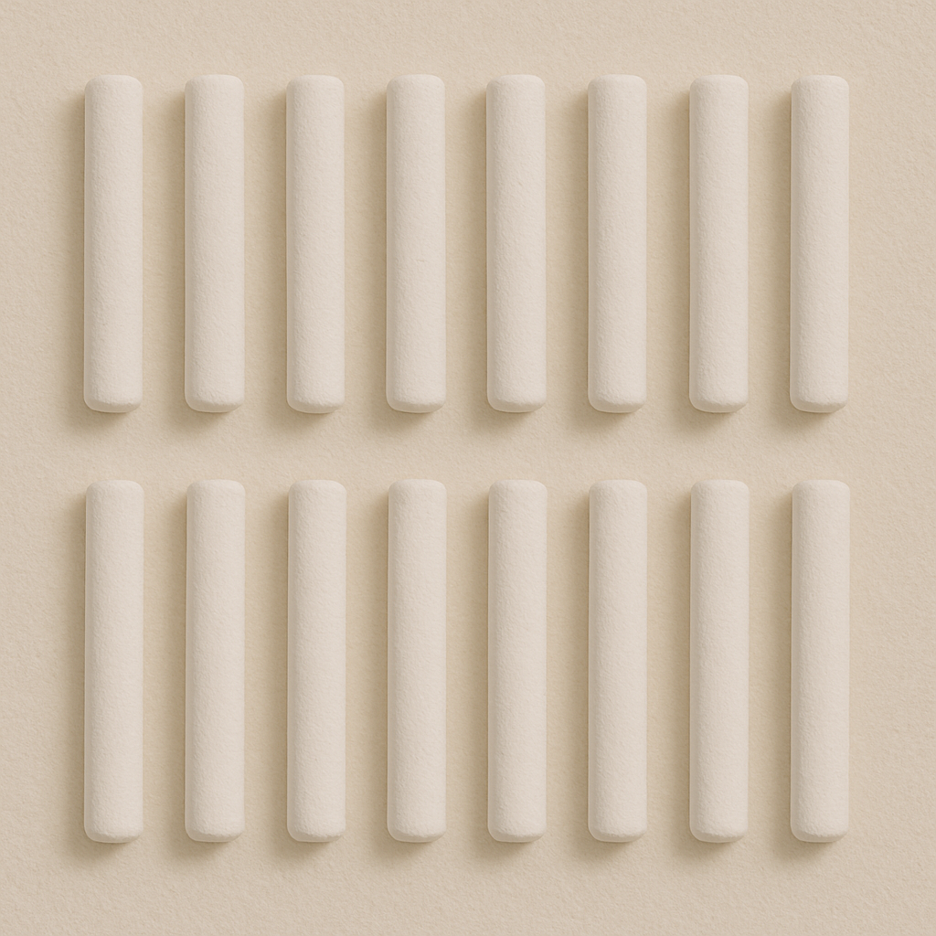 White Classroom Chalk for Art Techniques 16 Sticks