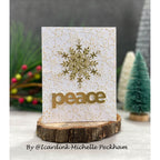 Simon Says Stamp Embossing Folder Cheery Snowflakes sf370 Christmas Card