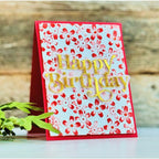 Simon Says Stamp Embossing Folder and Cutting Dies Cherry Blossom sfd315 Be Bold Birthdfay Card