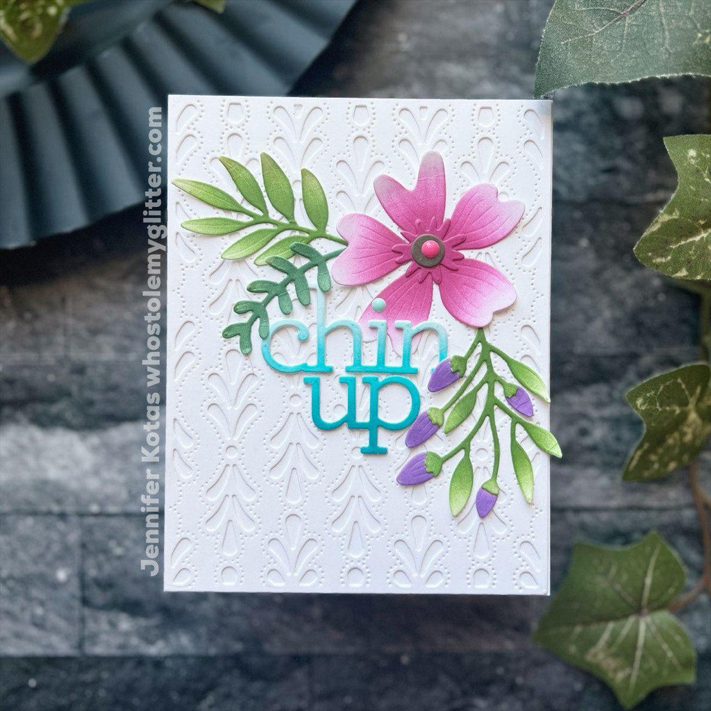 CZ Design Chin Up Wafer Dies czd222 Diecember Chin Up Card | color-code:ALT01