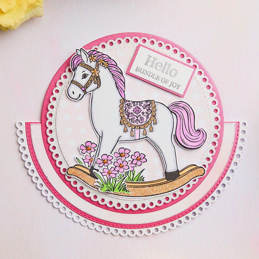 Chloe’s Creative Cards 8x8 Dainty Circles Dies c-mdie-8dc bundle of joy