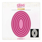 Chloe’s Creative Cards 8x8 Dainty Ovals Dies c-mdie-8do