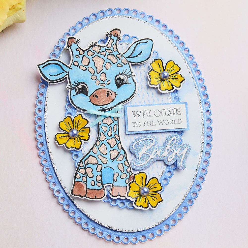 Chloe’s Creative Cards 8x8 Dainty Ovals Dies c-mdie-8do welcome
