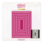 Chloe’s Creative Cards 8x8 Dainty Rectangles Dies c-mdie-8dr 