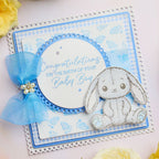 Chloe’s Creative Cards 8x8 Dainty Squares Dies c-mdie-8ds baby boy