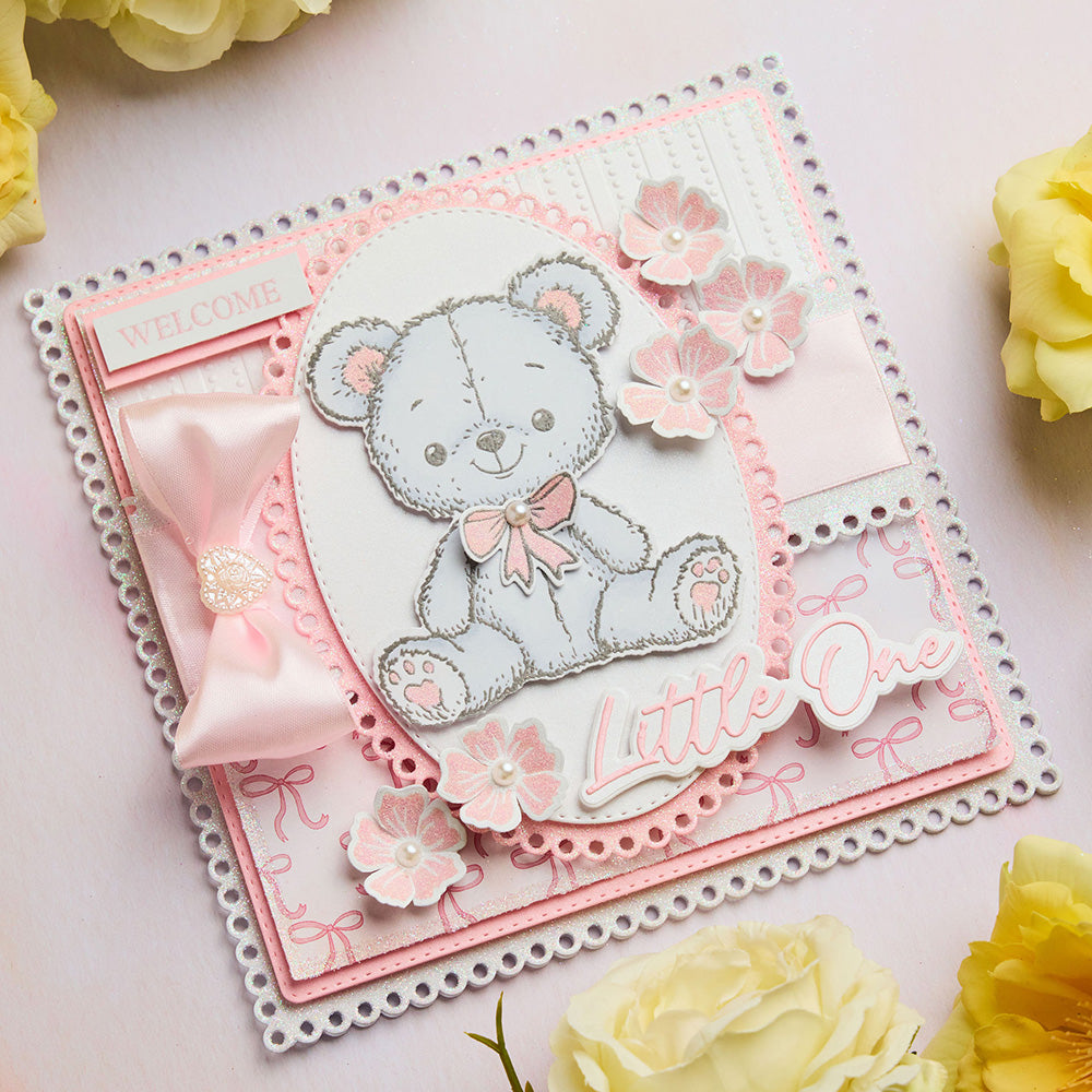 Chloe’s Creative Cards 8x8 Dainty Squares Dies c-mdie-8ds little one