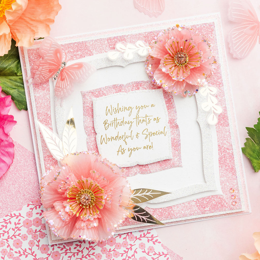 Chloe’s Creative Cards 8x8 Fancy Squares 3 Dies c-mdie-8fs3 birthday