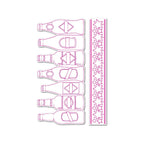 Chloe's Creative Cards Beer Bottle Border Die and Stamp Set c-diest-beerbord dies